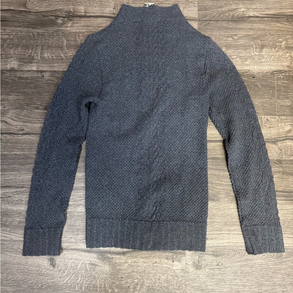 Soho Girls Men's Dark Gray Turtleneck Sweater